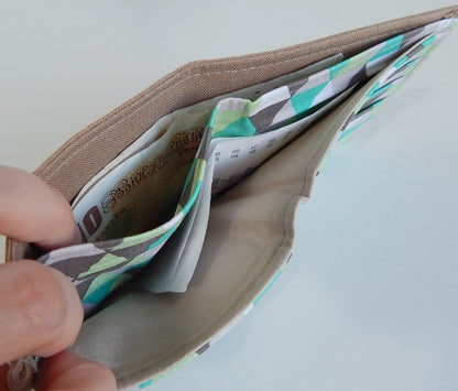 The Gentleman's Wallet sewing pattern by Mrs H: note holders