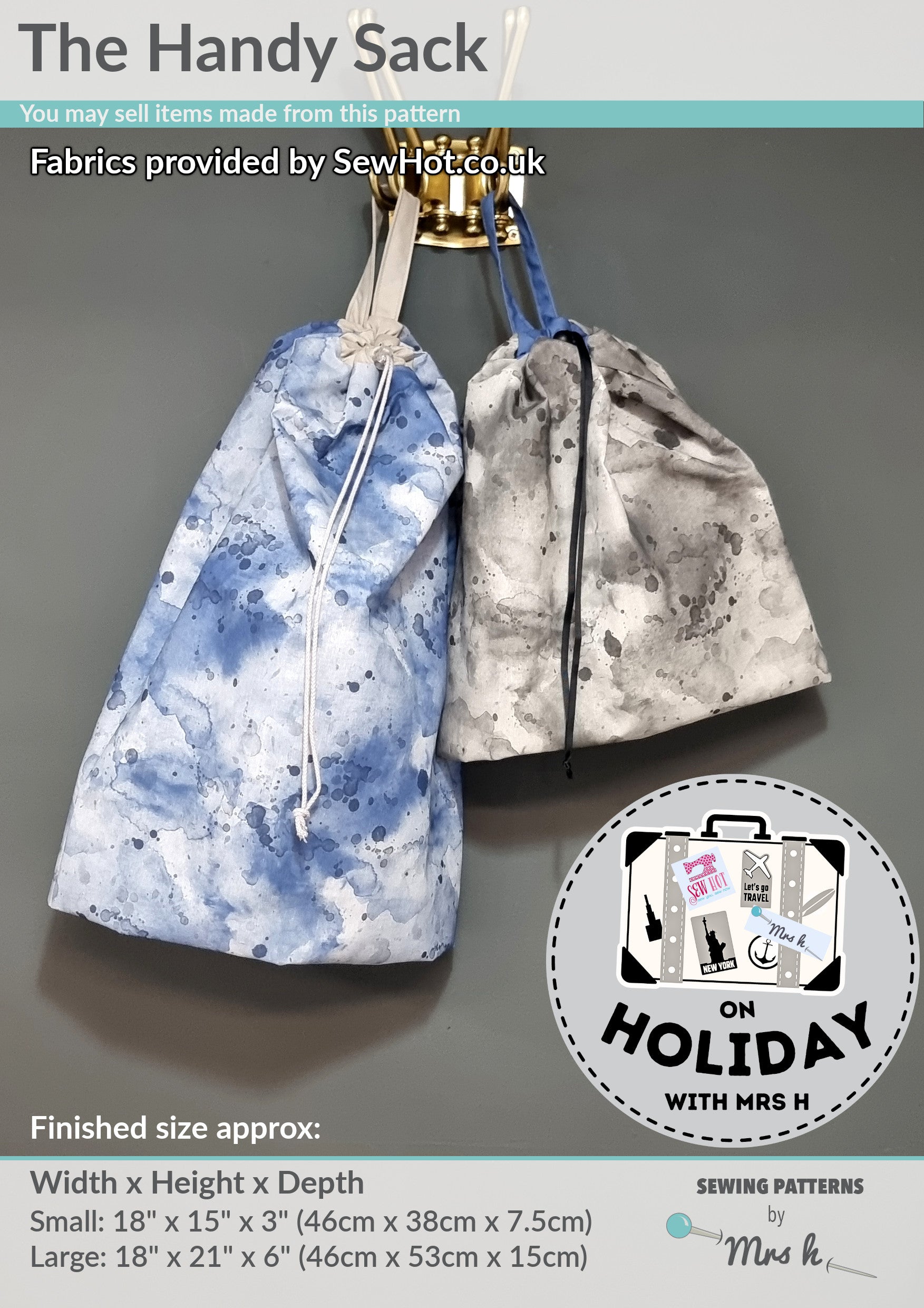 The Handy Sack - Mini Market Makes PDF Sewing Pattern cover page