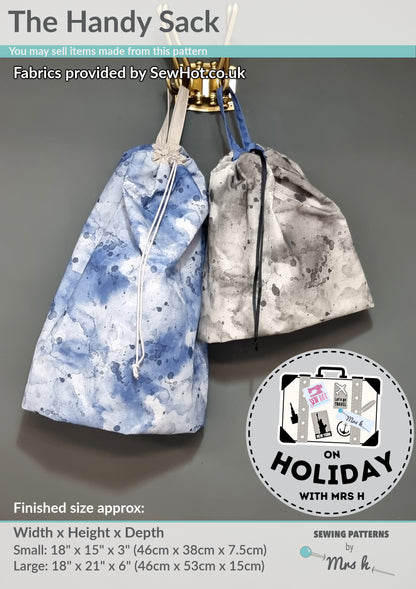 The Handy Sack - Mini Market Makes PDF Sewing Pattern cover page