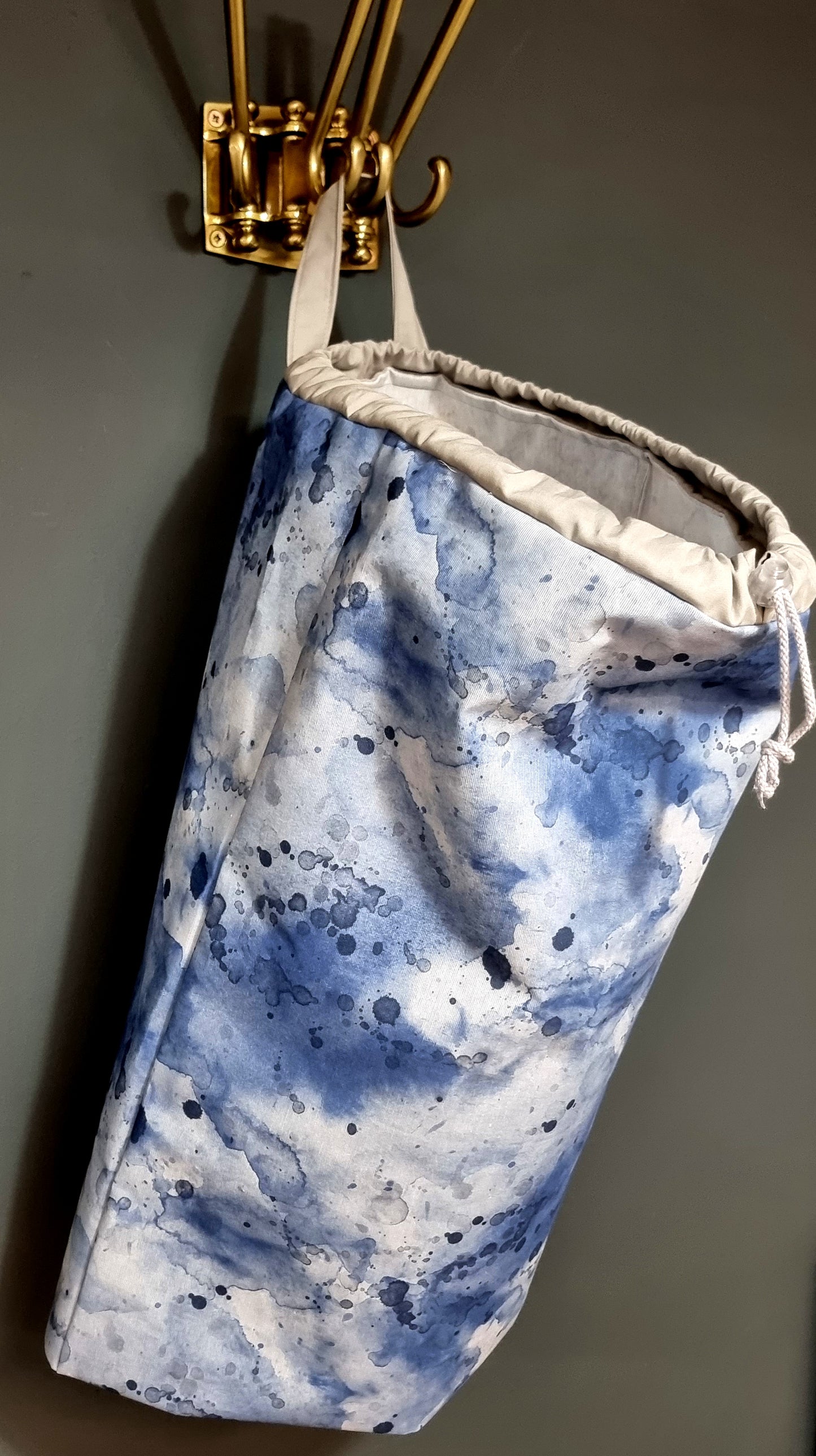 The Handy Sack - Mini Market Makes PDF Sewing Pattern tie dye fabric