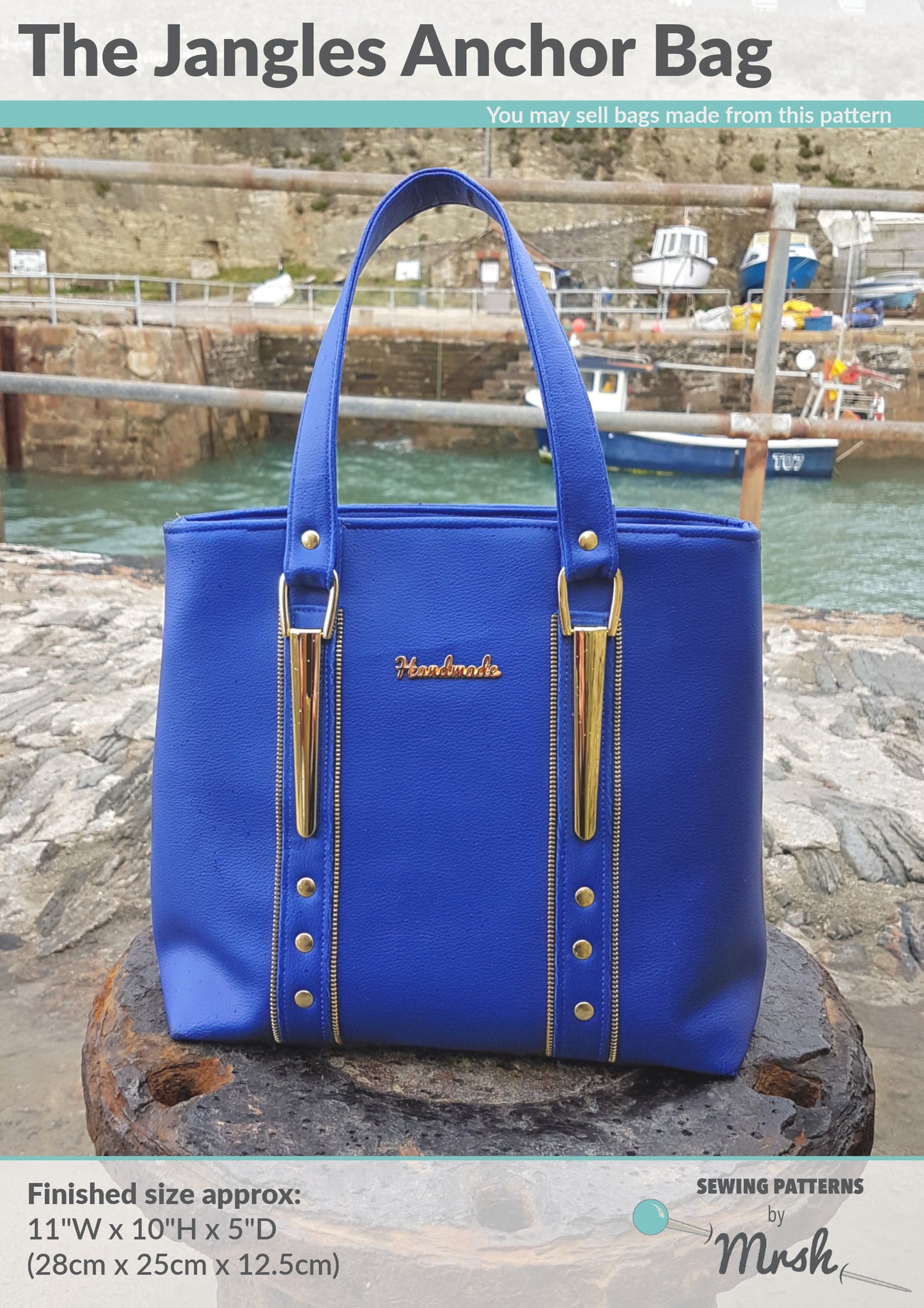 The Jangles Anchor Bag PDF Sewing Pattern