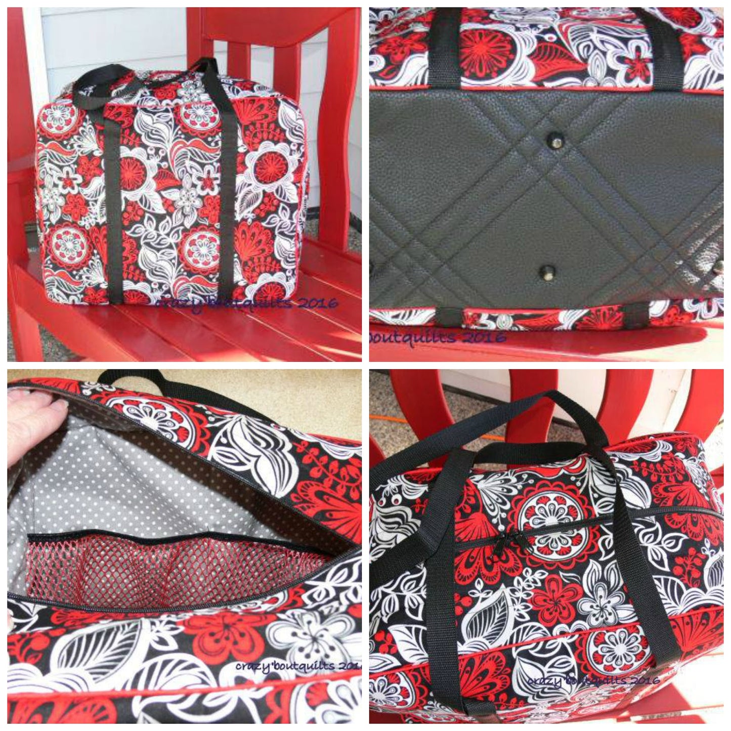 The Machine bag sewing pattern made by Sandie