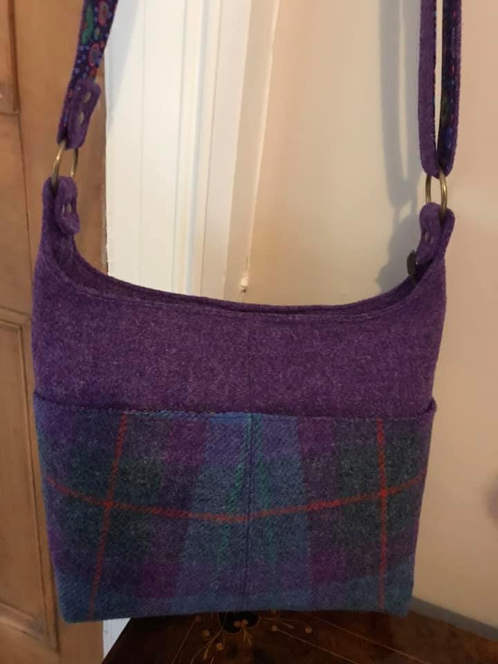 The Ring Sling PDF Sewing Pattern tweed fabric 