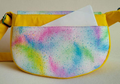 The Sassy Saddlebag PDF Sewing Pattern colourful fabric 
