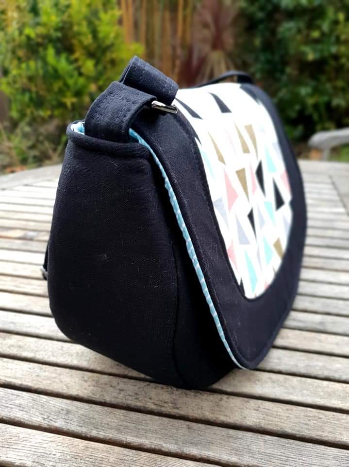 The Sassy Saddlebag PDF Sewing Pattern side detail 