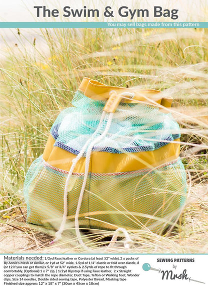 The Swim & Gym Bag sewing pattern by Mrs H