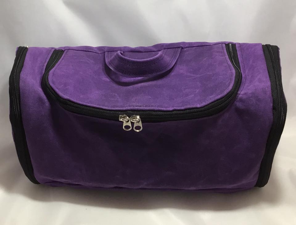 The Toiletry Tote PDF Sewing Pattern Double zipper