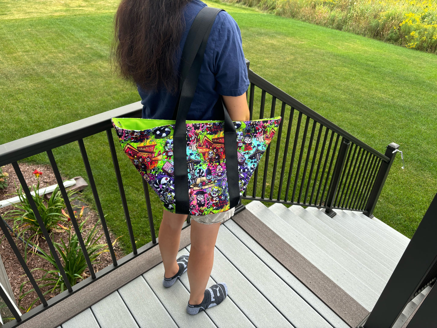 The Ven Tote - Mini Market Makes PDF Sewing Pattern made by Adrienne Sproul