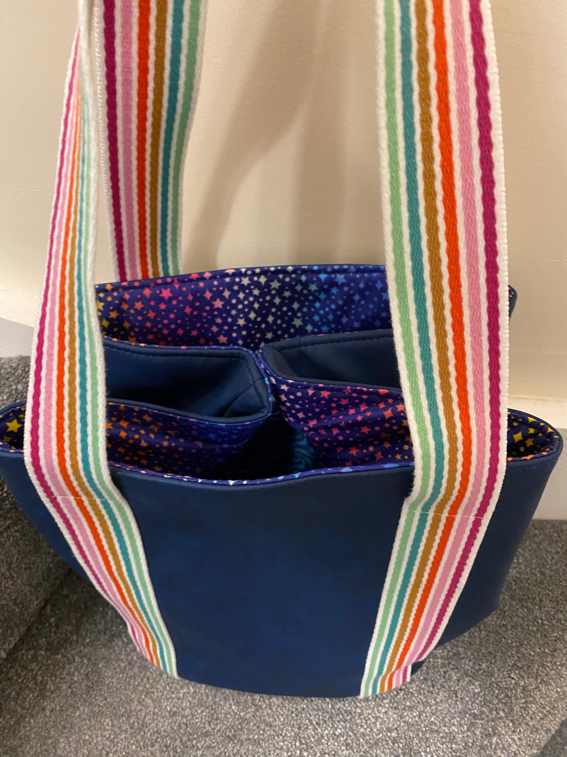 The Ven Tote - Mini Market Makes PDF Sewing Pattern made by Laura Simons