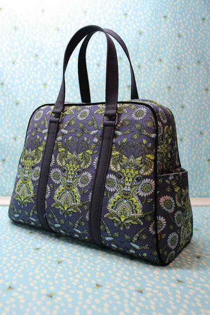 Vivian Handbag & Traveler sewing pattern made by Jennifer Greene 