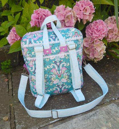 The Bookbag Backpack sewing pattern by Mrs H