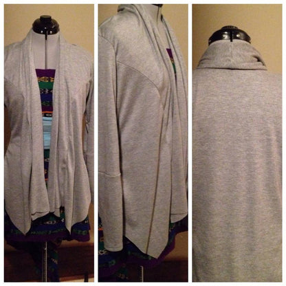 Scarf Neck Cardigan (Girls & Women Combo)