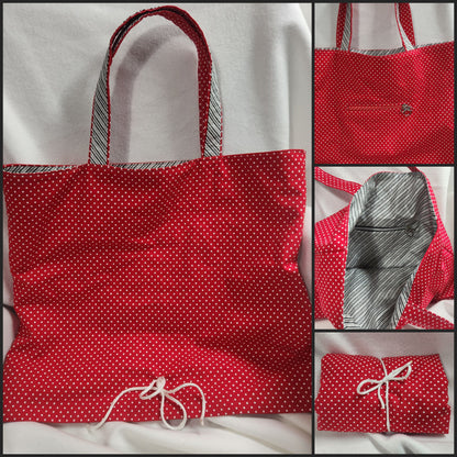 Fold Up Tote - Mini Market Makes PDF Sewing Pattern