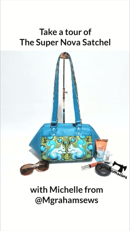 Super Nova Satchel PDF Sewing Pattern video by MIchelle Graham 