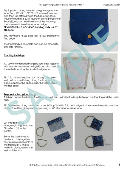 The Captivating Clutch PDF Sewing Pattern 