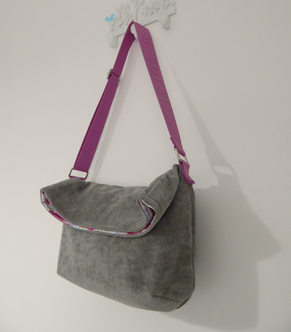 Faux Suede Sling Bag - The Sling Bag free sewing pattern by Mrs H